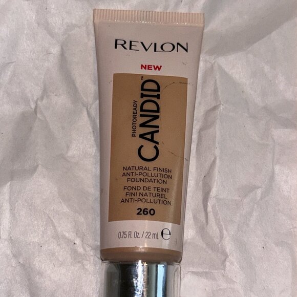 Revlon PhotoReady Candid Finish Anti Pollution 260 Chai Foundation New - Picture 2 of 7